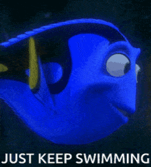 Just Keep Swimming Gif - IceGif