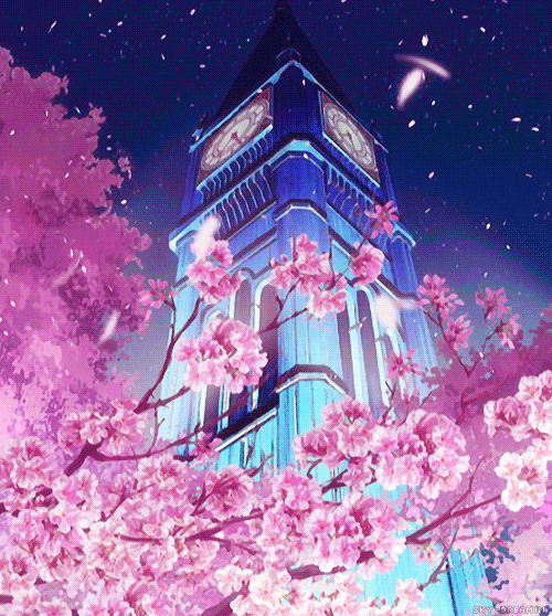 I love you with all my heart ♡ — Signs as anime cherry blossoms~