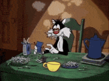 Looney Tunes Gif,Sylvester Gif,American Gif,Cartoon Gif,Cat Gif,Fictional Character Gif,Hippety Hopper Gif,James Pussycat Gif,Merrie Melodies Gif,Speedy Gonzales Gif,Tweety Gif