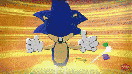 Super Sonic Sonic GIF - Super Sonic Sonic Embed Fail - Discover & Share GIFs