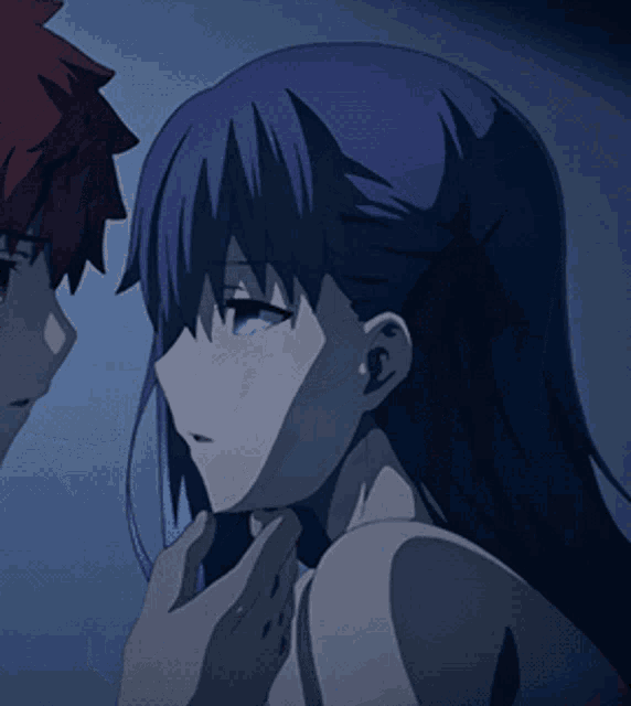 Anime anime kiss GIF  Find on GIFER