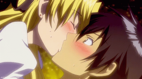 Anime Kissing GIFs