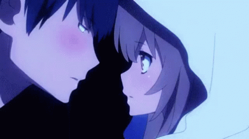 Anime Couple Kiss Animated Picture Codes and Downloads #135314958,834543353  | Blingee.com
