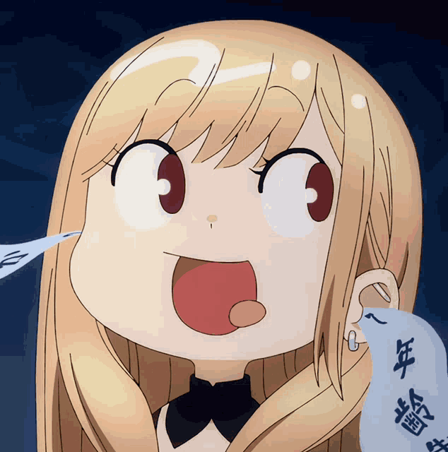 Neko biting finger cute anime anime GIF on GIFER - by Anayawield
