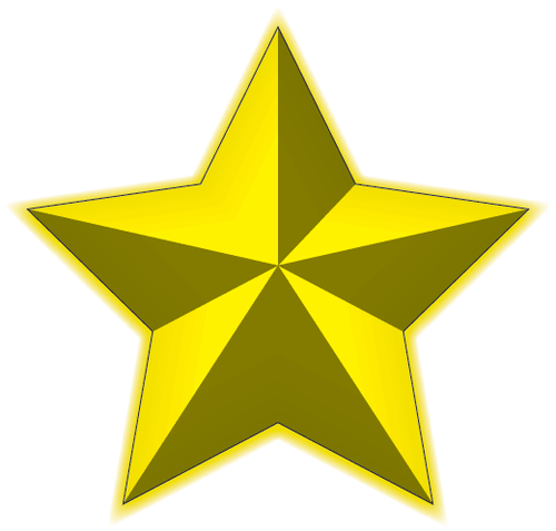 Gold Star Gif - IceGif