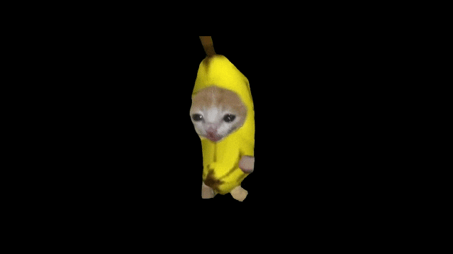 Animated Gif,Banana Gif,Banana Cat Gif,Cute Gif,Dances Gif,Suprised Gif
