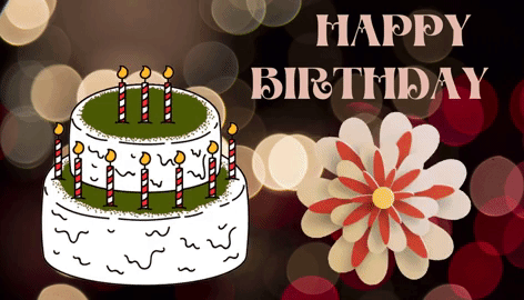 Gift Gif,Cake Gif,Celebrated Gif,Happy Birthday Gif,Patty Gif,Song Gif
