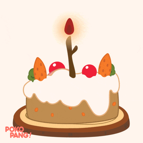 birthday cake candles gif