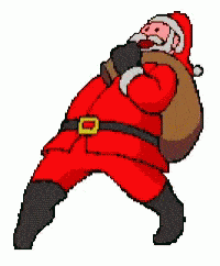Christmas Gif,Happy Gif,Santa Gif,Animated Gif,Funny Gif,Movement Gif,New Year Gif,Present Gif,Run Gif,Running Gif,Santa Claus Gif
