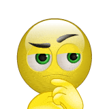 Angry Emoji Gif,Animated Gif,Cute Gif,Funny Gif,Movement Gif,Thinking Gif,Thinking Emoji Gif,Yellow Emoji Gif